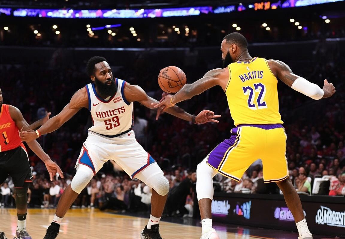 2019NBA火箭湖人巅峰对决：改写格局的赛事回顾(图2)